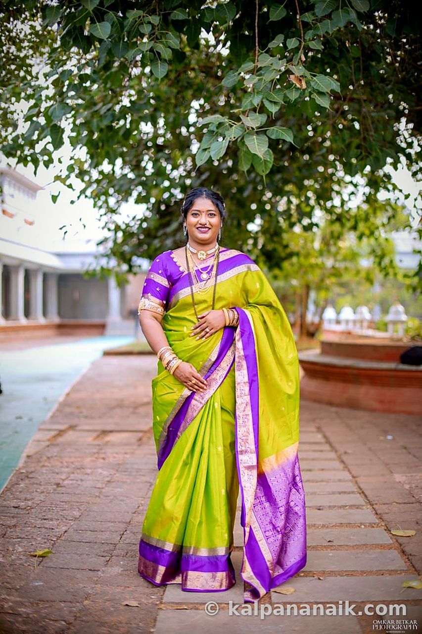 Kalpana in festive wear