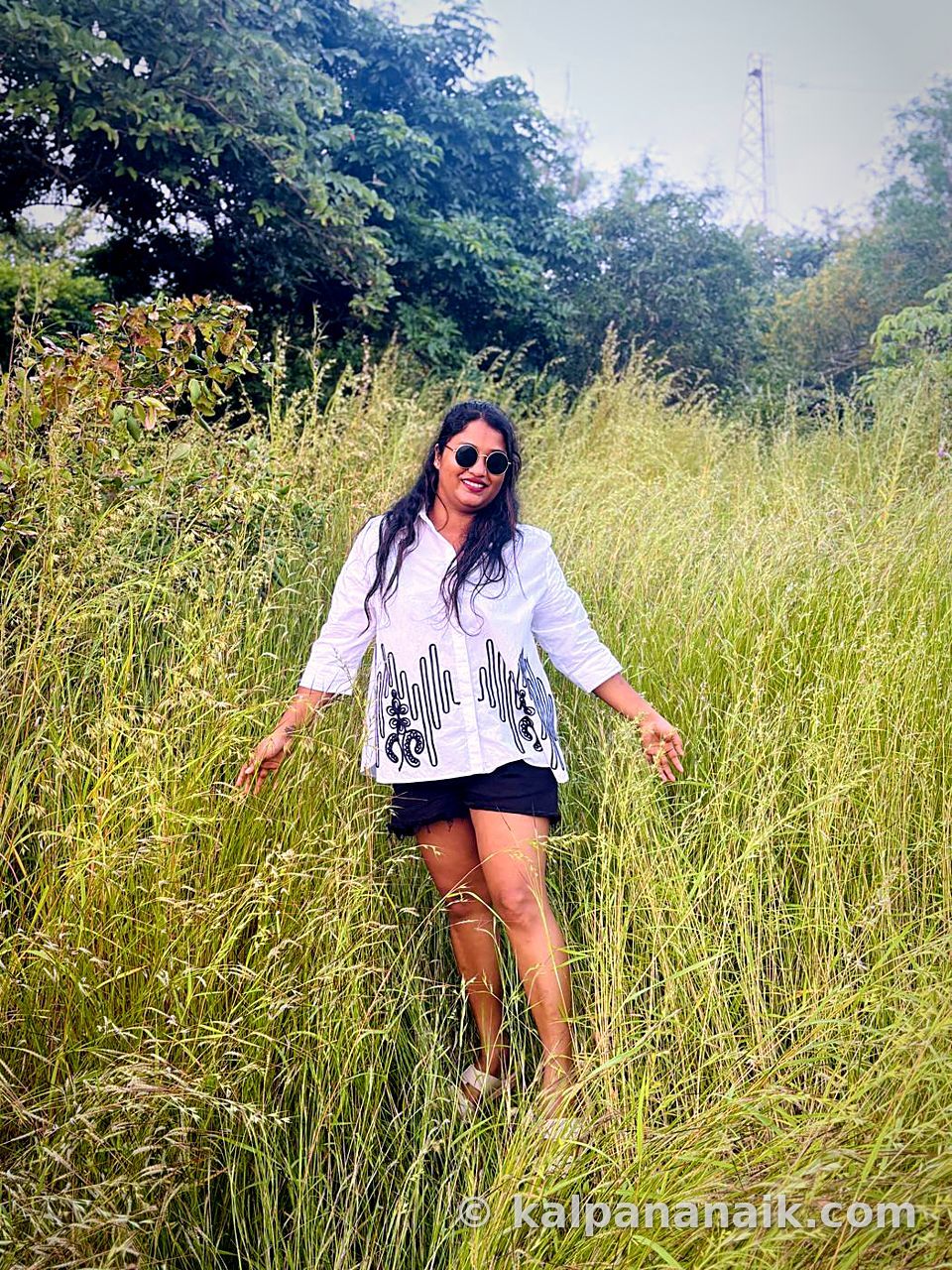 Kalpana outdoors in nature