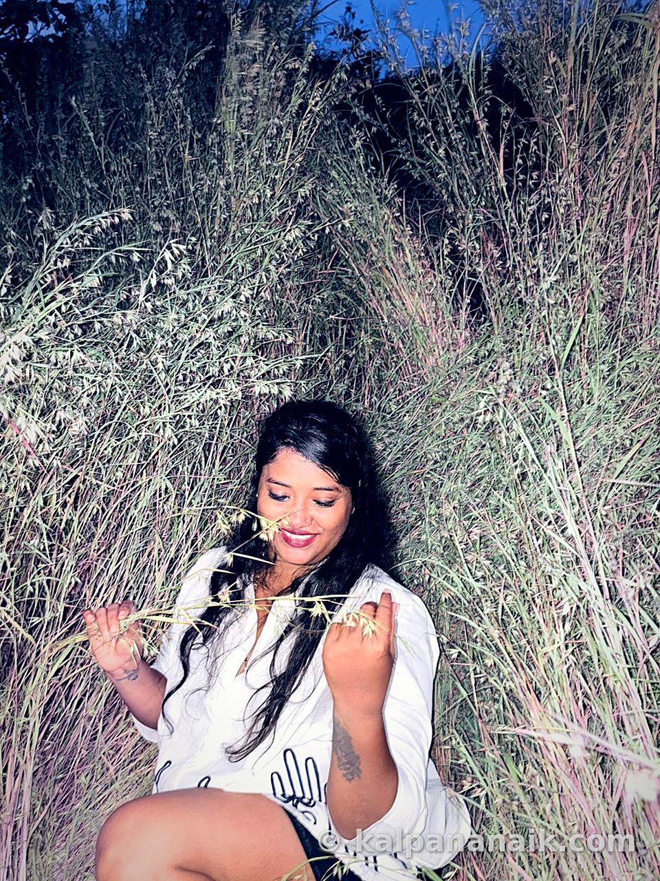 Kalpana outdoors in nature