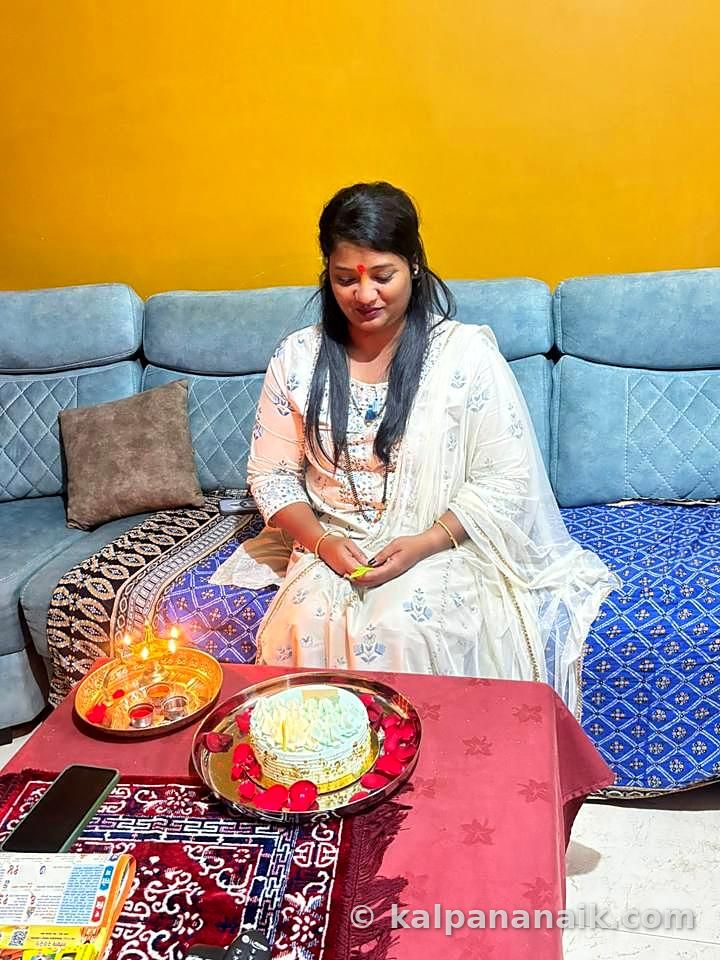 Kalpana out and about