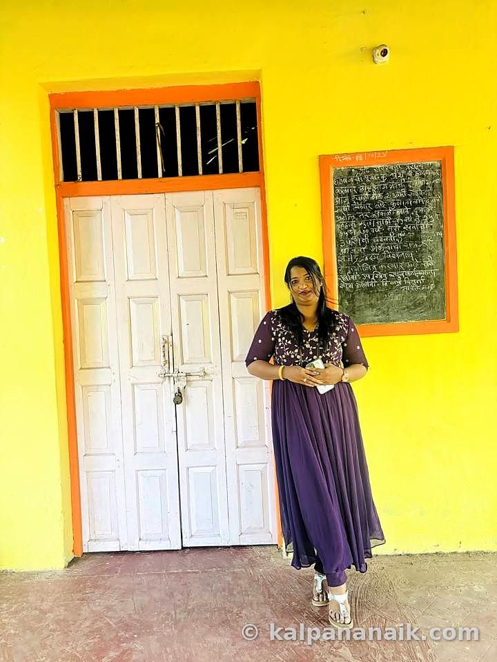 Kalpana in festive wear