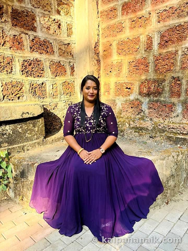 Kalpana in festive wear