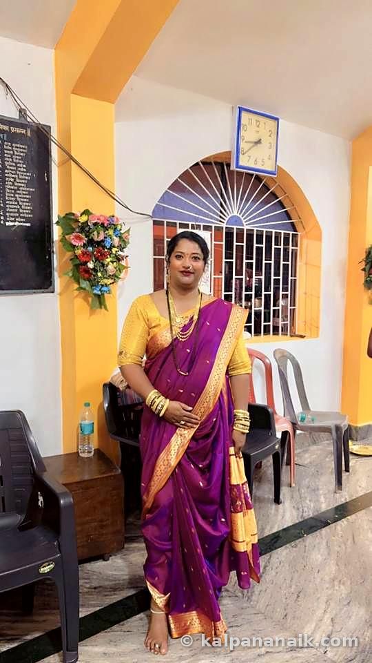 Kalpana in festive wear