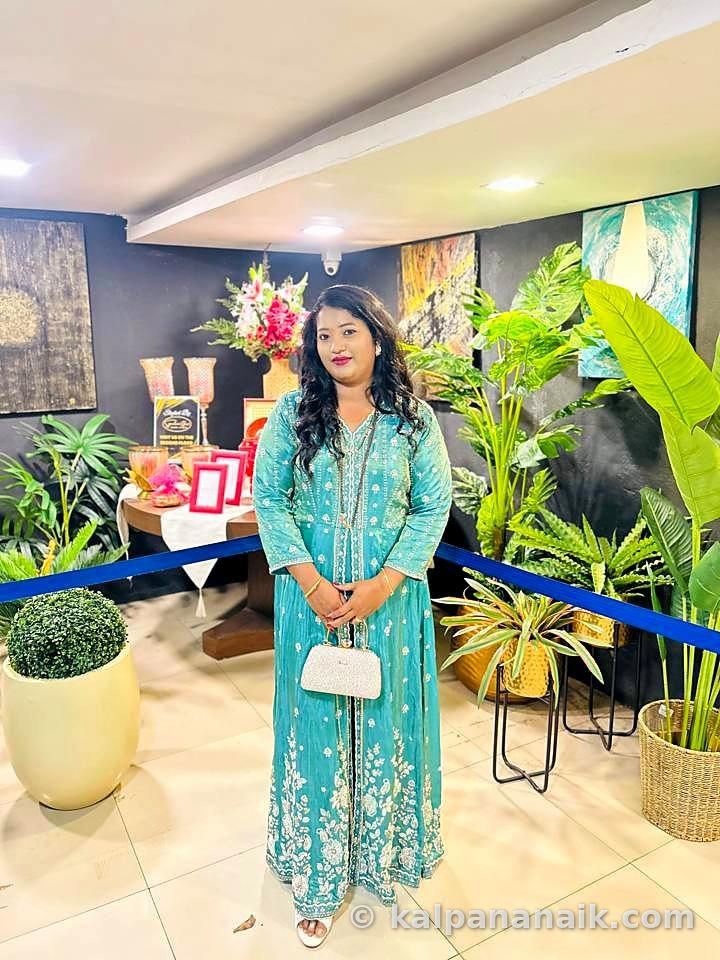 Kalpana out and about