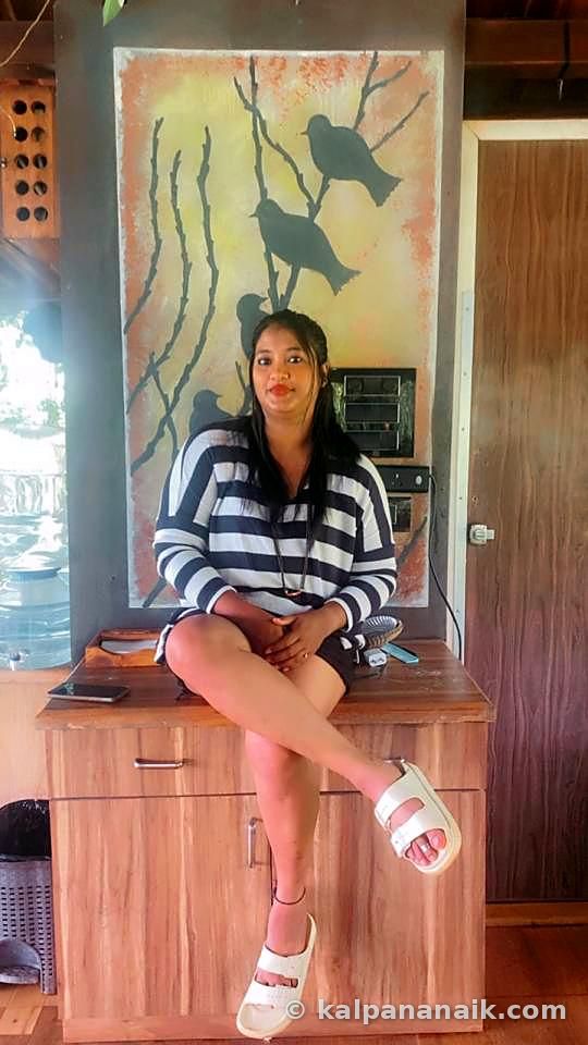 Kalpana out and about