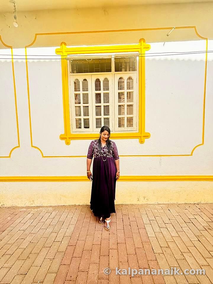 Kalpana in festive wear