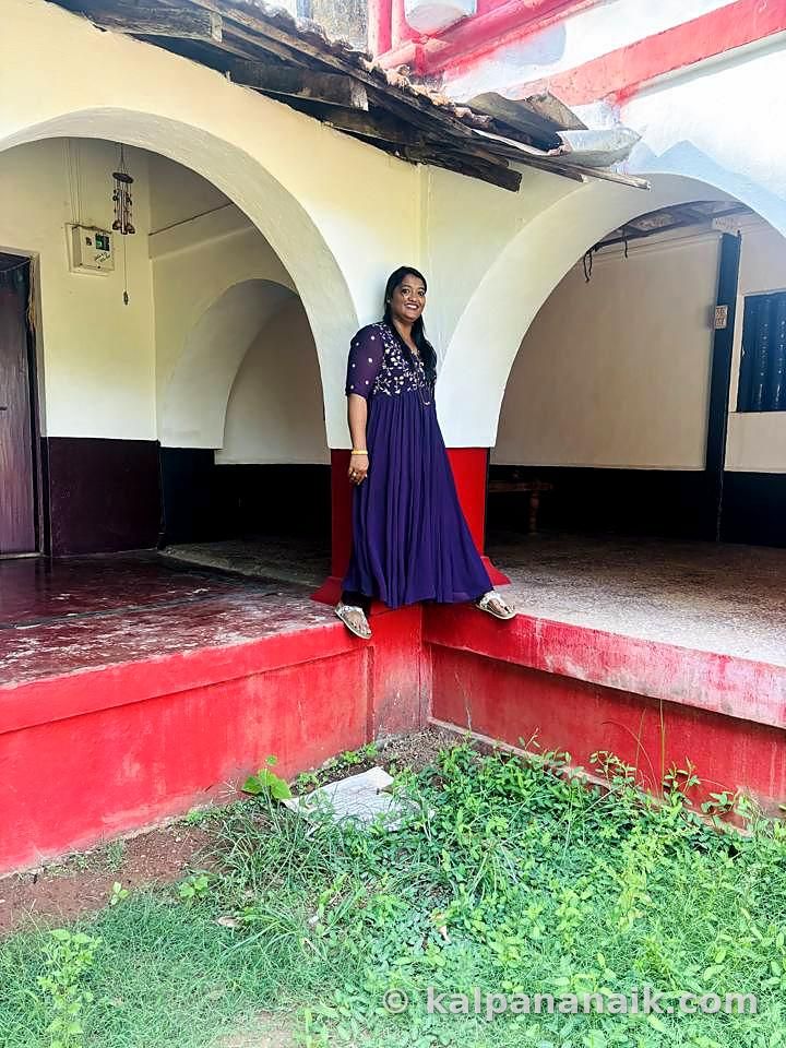 Kalpana in festive wear