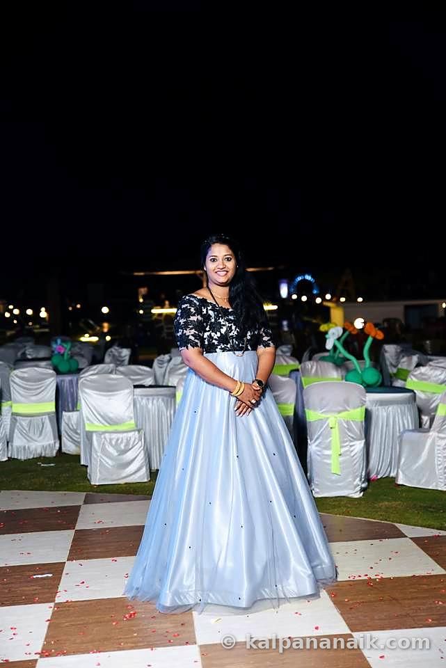 Kalpana in festive wear