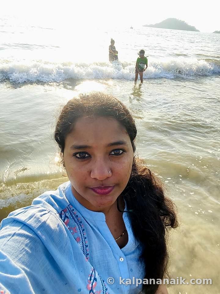Kalpana by the sea