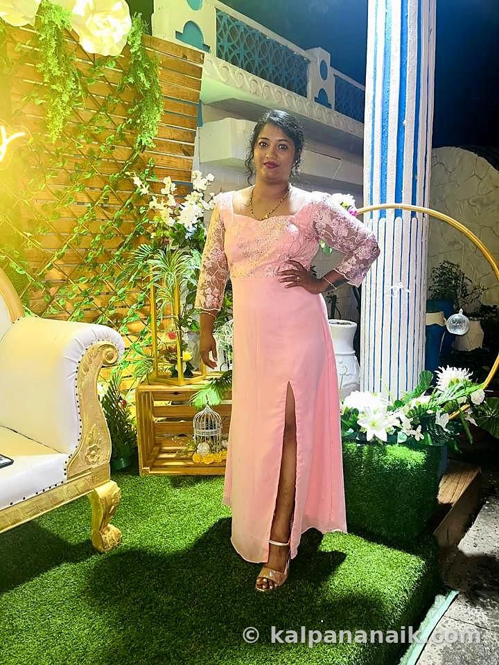 Kalpana in festive wear