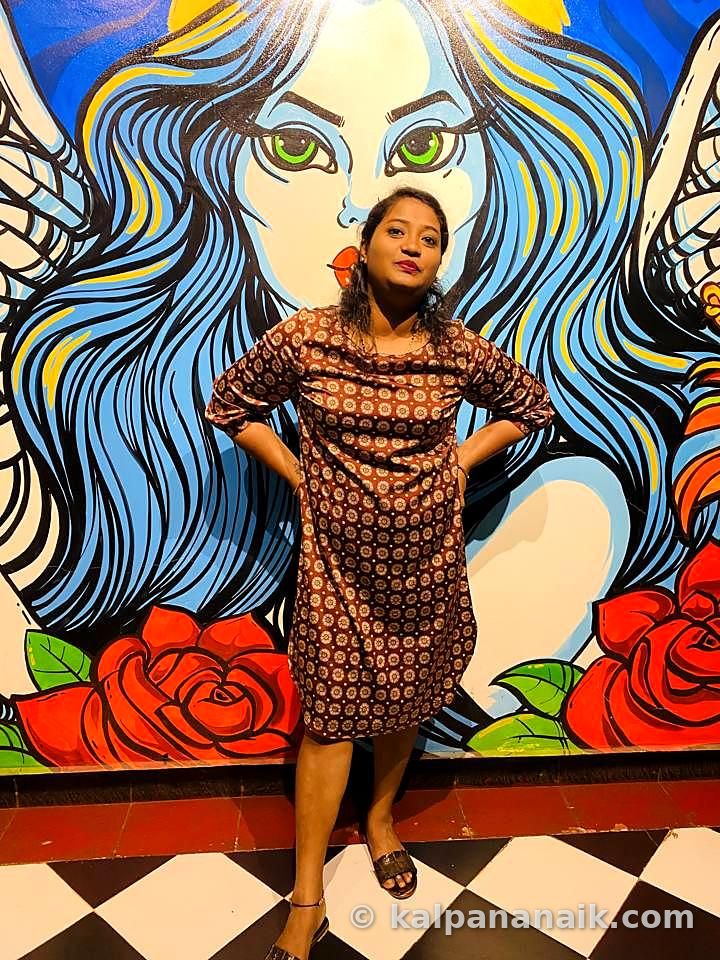 Kalpana out and about