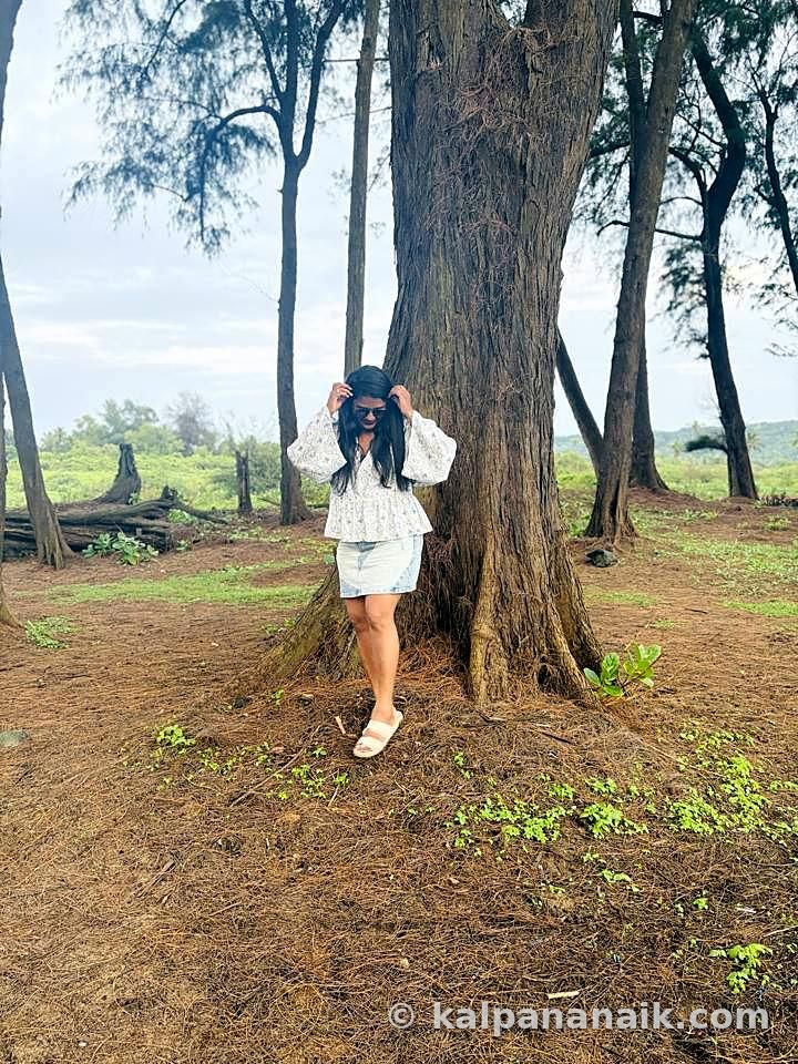 Kalpana outdoors in nature