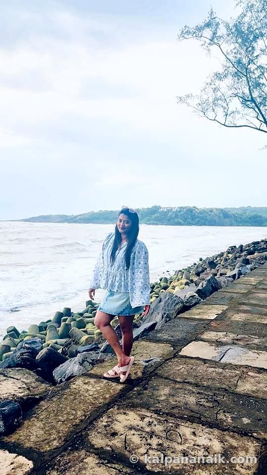 Kalpana by the sea