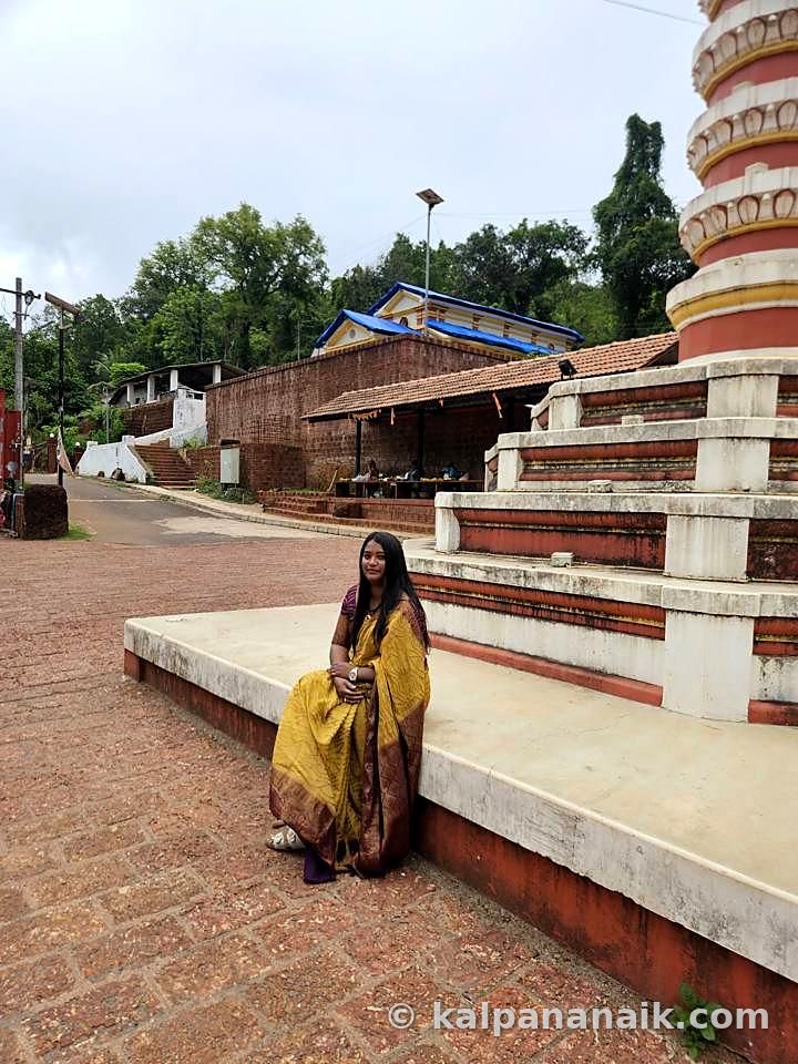 Kalpana at a heritage site