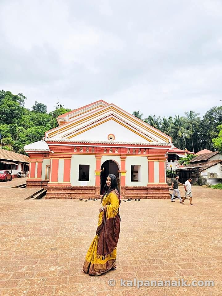 Kalpana at a heritage site