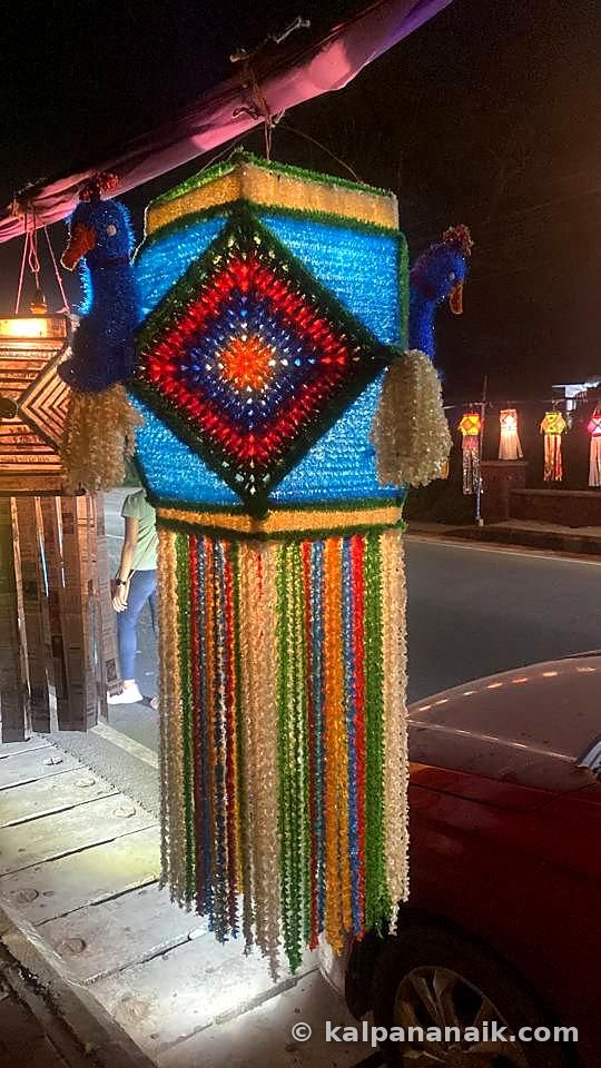 Crochet hanging decoration